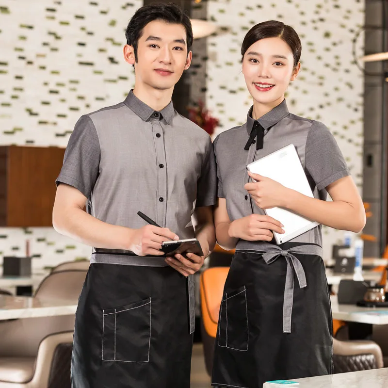 Западная рабочая одежда для ресторана горячих кастрюль летняя униформа