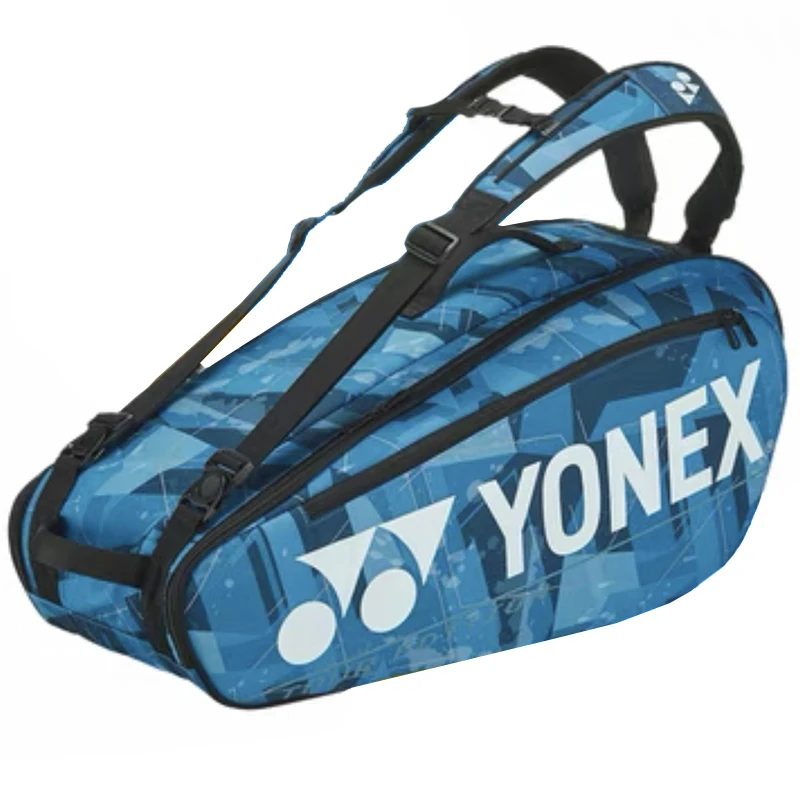 Original YONEX Ergonomic Design Tennis Backpack PU Large Racquet Bag Max 12pcs Rackets Badminton Bag for Training Equipment