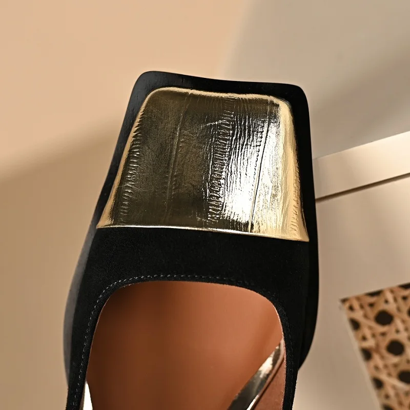 Туфли женские из натуральной кожи на каблуке Размеры 33-40