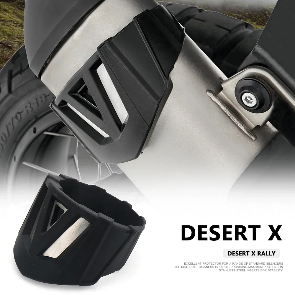 Защитная крышка заднего глушителя мотоцикла для Ducati Desert X DESERT TX Rally 2022 2023 2024