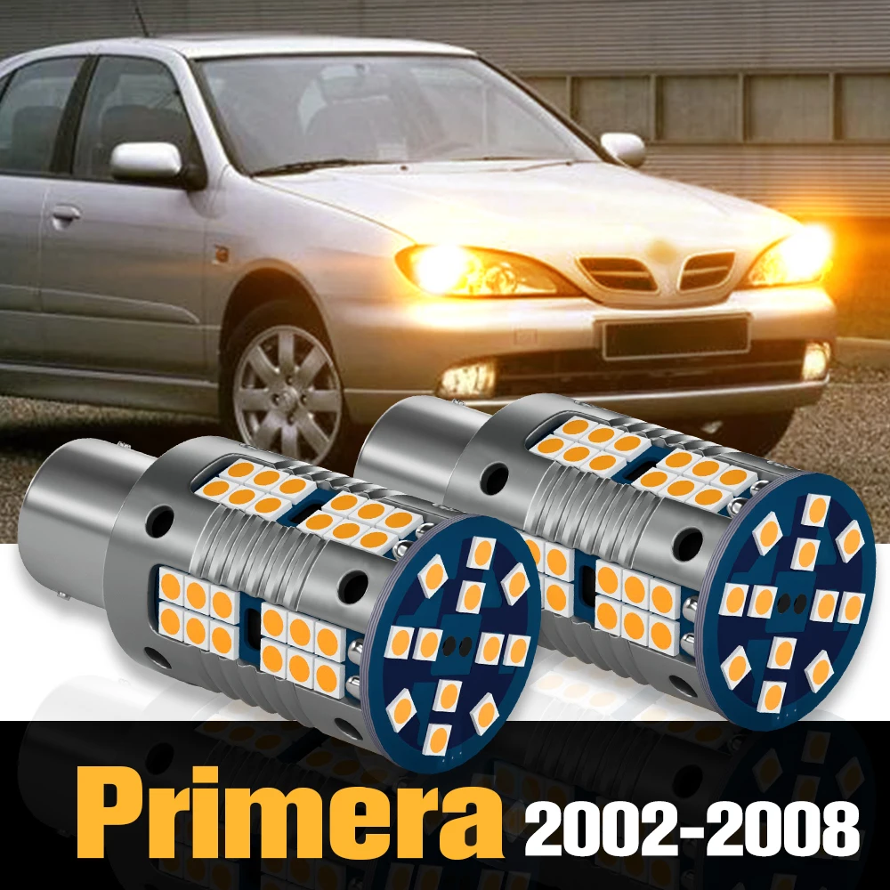 

2pcs Canbus LED Turn Signal Light Lamp Accessories For Nissan Primera 2002-2008 2003 2004 2005 2006 2007
