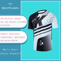 keyiyuan men short sleeve motorcycles jersey mountain bicycle cycling wear motocross t shirt bike clothes camiseta enduro mtb