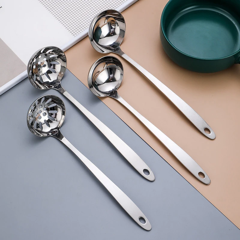 1 шт. ложка для фондю из нержавеющей стали с длинной ручкой