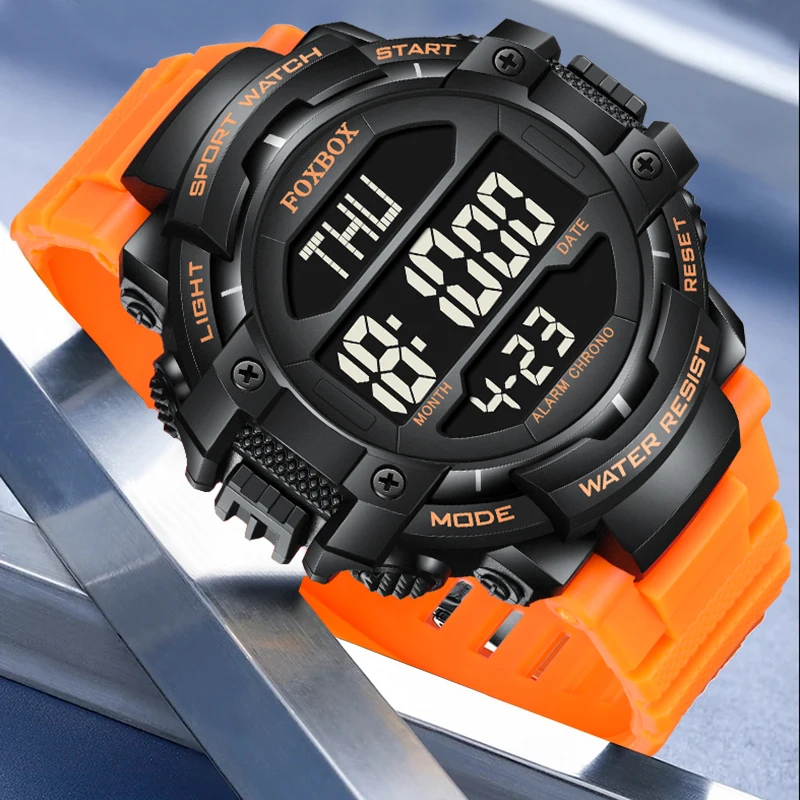 FOXBOX водонепроницаемые часы мужские модные деловые военные для мужчин