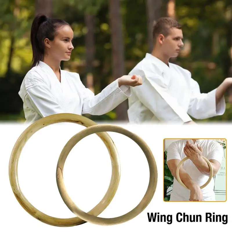 

Chinese Kung Fu Wing Chun Hoop Wood Rattan Ring Sticky Hand Strength Training Hot Sale