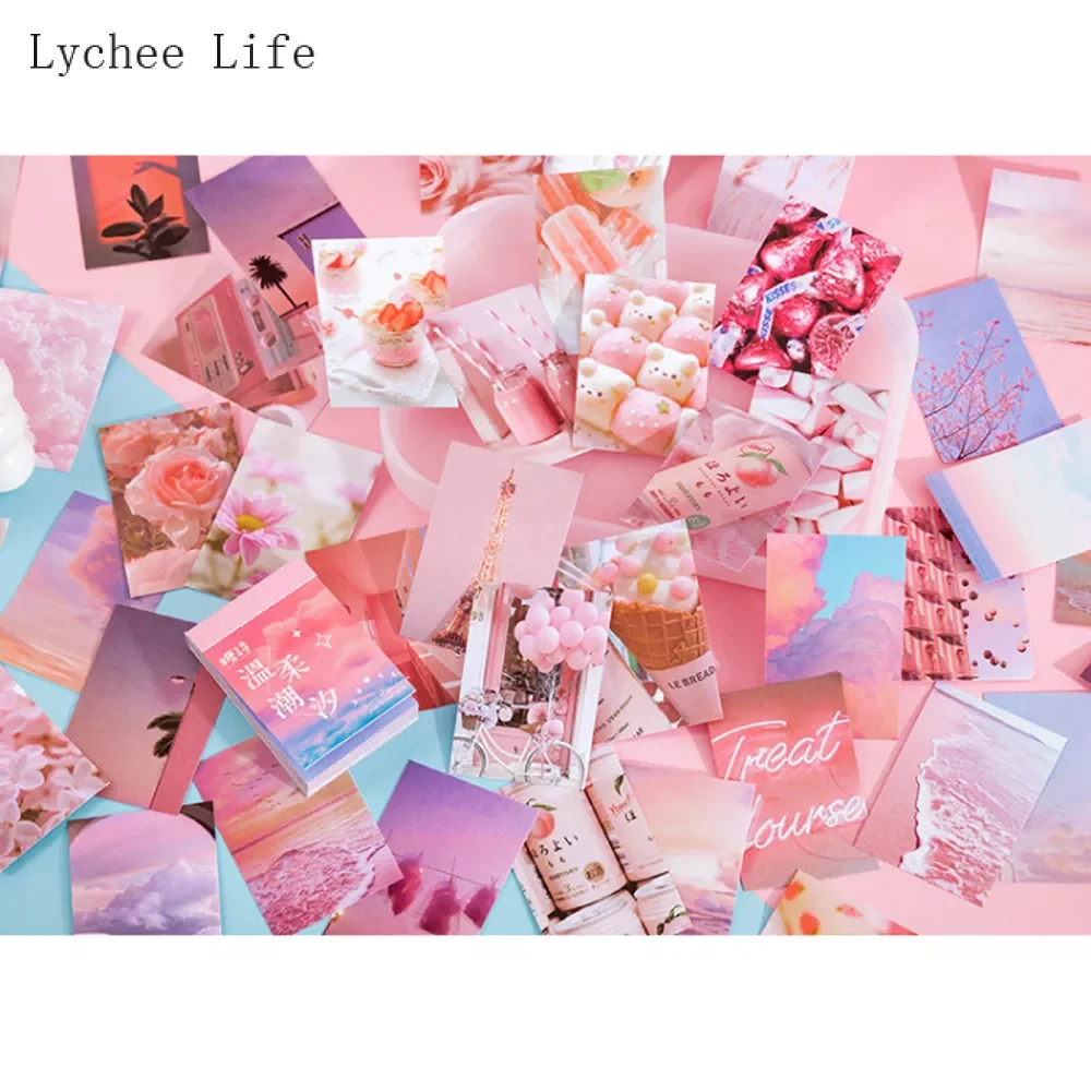 

Lychee Life Vintage Moon Cat Design Sticker Creative Journaling Book Cards Stationery Notepad Sticky Stickers
