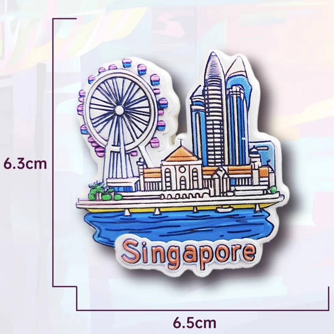 

3D магниты на холодильник Азия Сингапур