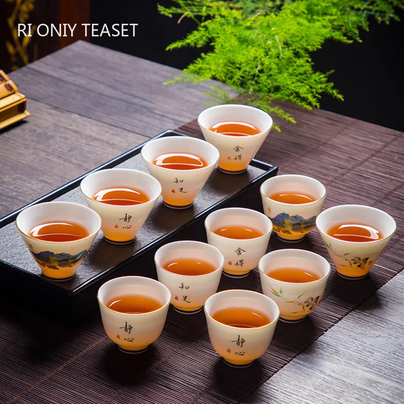 

Бутик Suet, Нефритовая керамика, чайная чашка, дорожная чашка для медитации, персональная чайная чаша ручной набор для чая, чайный набор, аксессуары, чашка Pu'er Master