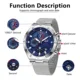 LIGE New Men Quartz Wristwatch Waterproof Fashion Chronograph Stopwatch Waterproof Stainless Watch for Men Luxury Watch Man Other Image