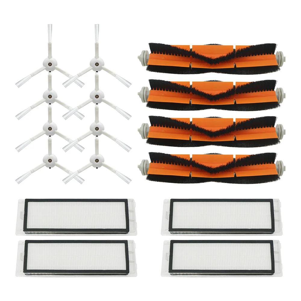 

Запчасти для робота-пылесоса Xiaomi MI 2 Roborock S50 S51, фильтр НЕРА + боковая щетка + основная щетка, аксессуары