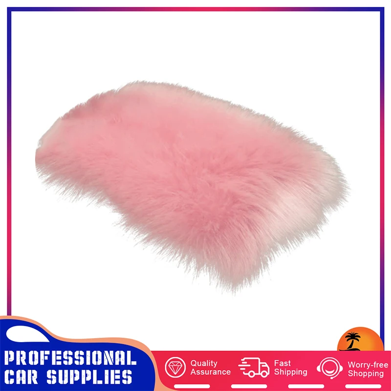 

Furry Armrest Cover Center Console Cushion Pad Armrest Pad Car Interior Accessories