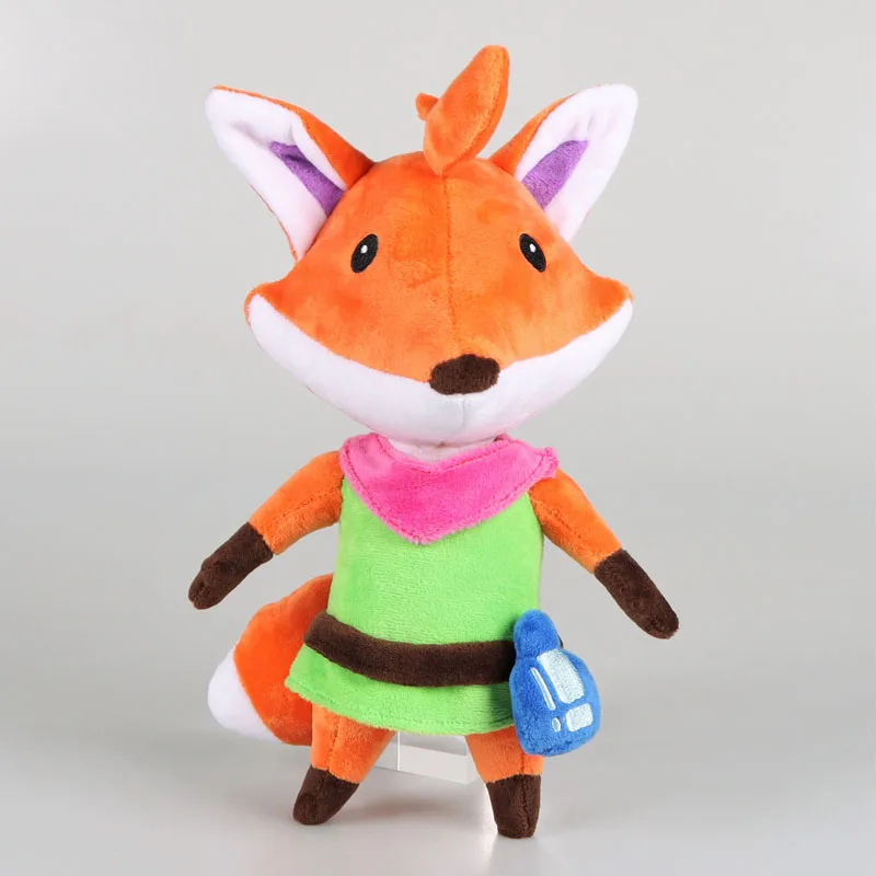 28cm Kawaii Brave Fox Plush Toys TUNIC Game Toys Anime Game Figure Fox Stuffed Animals Plushies Cute Gift for Kids Boys Fans