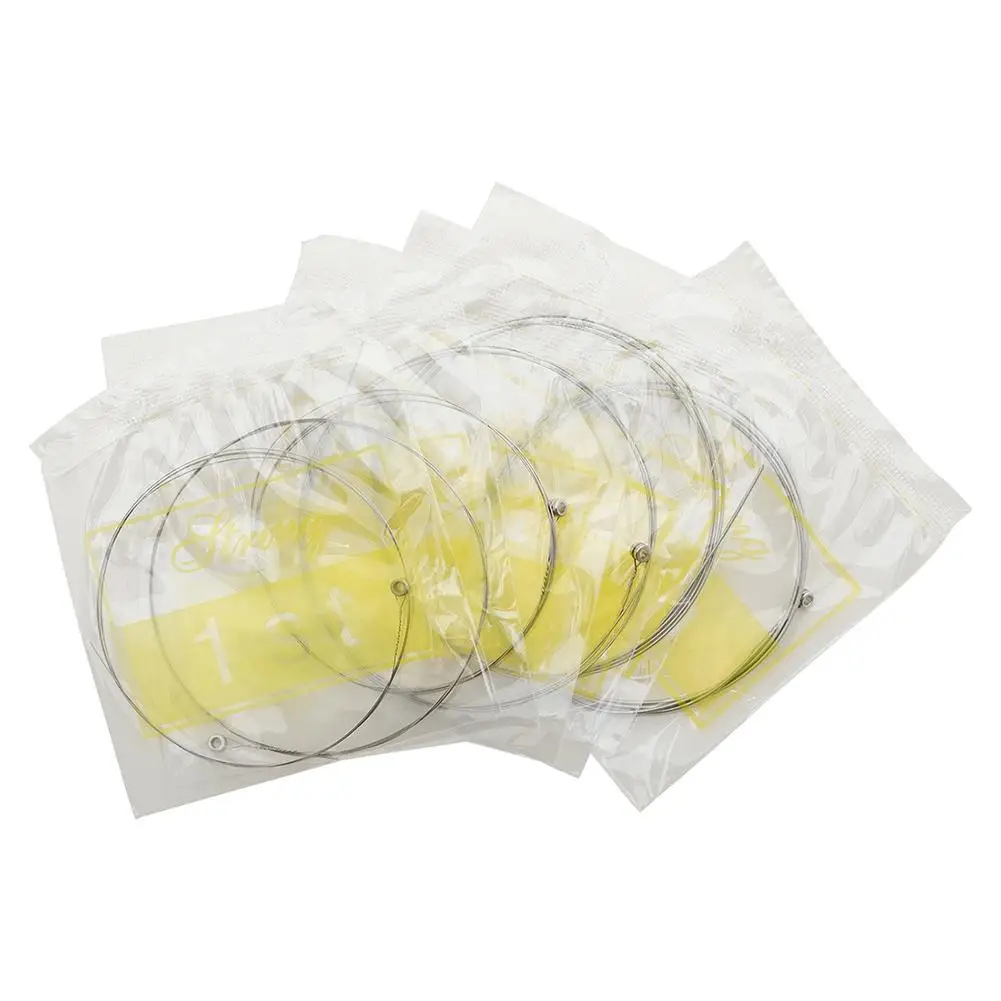 

6 шт. Серебристые алюминиевые Струны для акустической гитары, E-тюнинг, антикоррозийные Струны для гитары, аксессуары для музыкальных инстру...