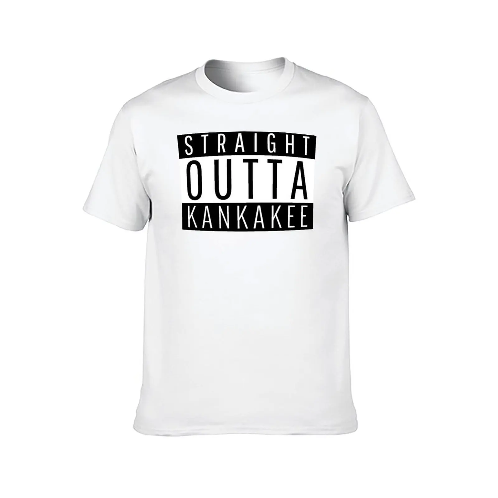 Футболка Straight Outta Kankakee Illinois футболки с аниме быстросохнущая футболка короткими