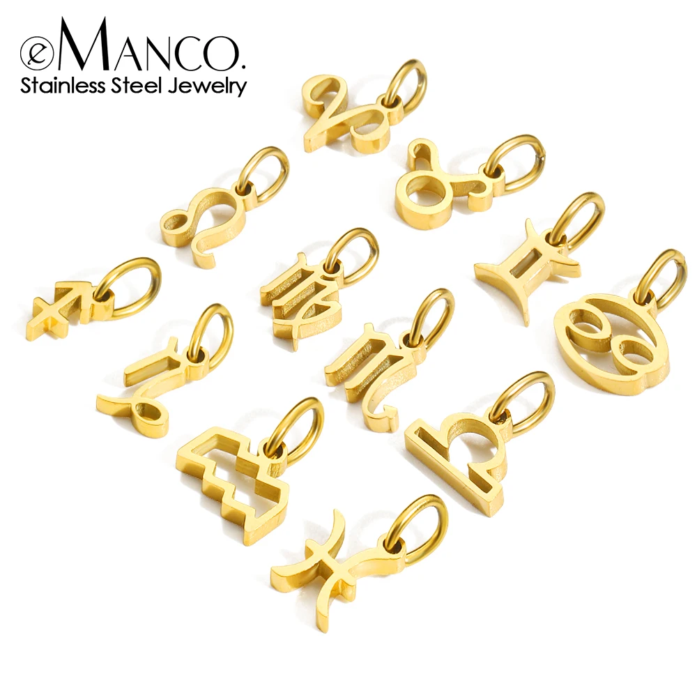 

Кулон eManco со знаками Зодиака, 12 созвездий из нержавеющей стали