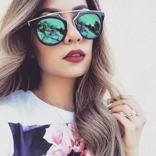 Популярные зеркальные солнцезащитные очки для мужчин и женщин Классические