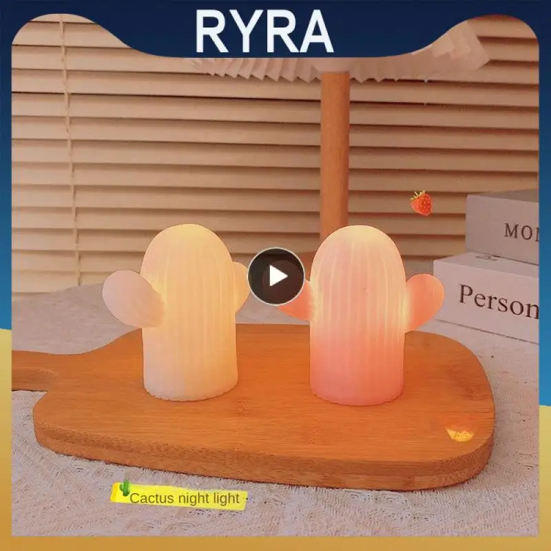 

Durable Cartoon Night Light Toggle Switches Bedroom Nightlight Reliable Childrens Night Light Lamp Cactus Dream Nightlight Cute