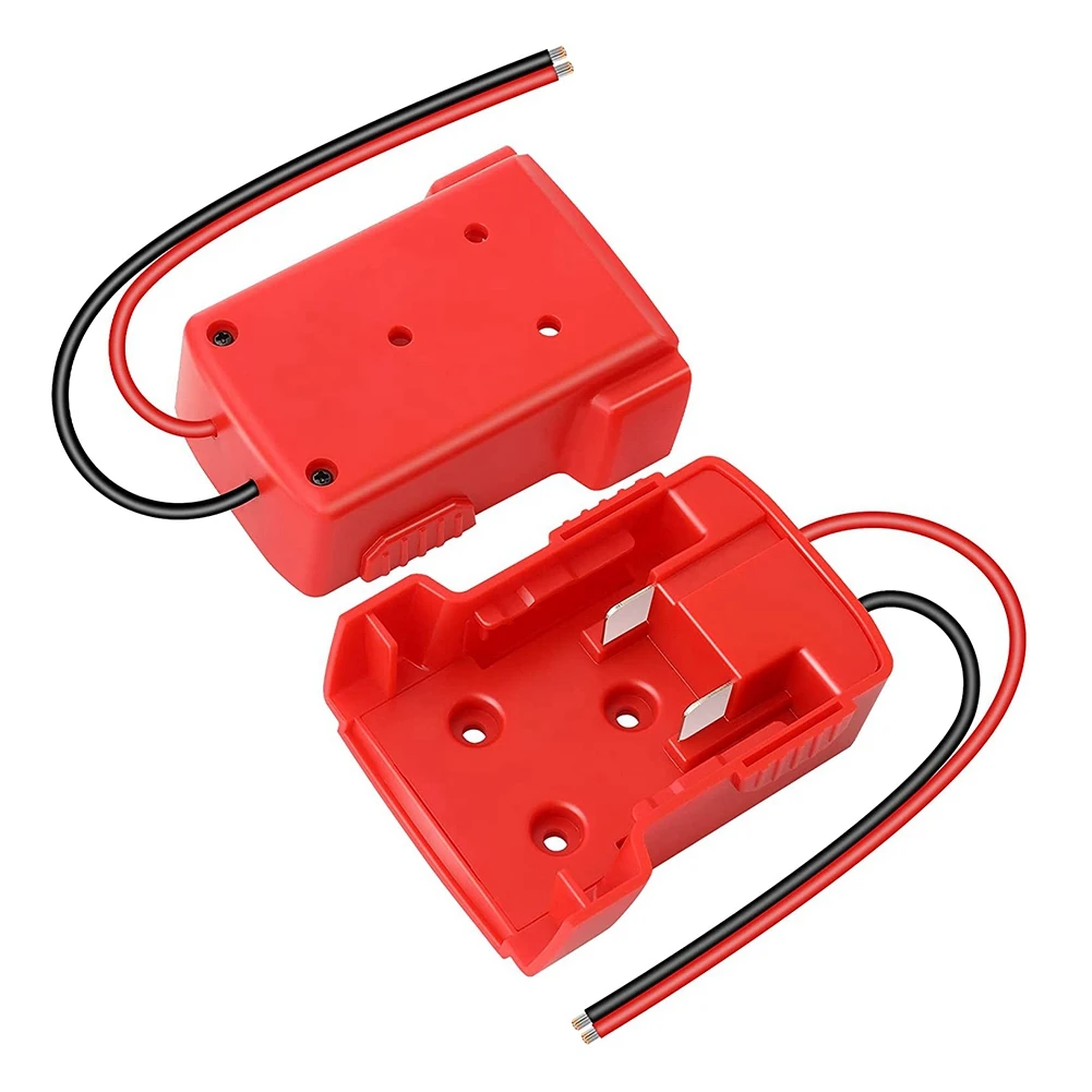

Battery Adapter 2 Pack Power Wheels Adapter for M18 Battery 18V Power Tool Battery Connector 12 Gauge Robotics