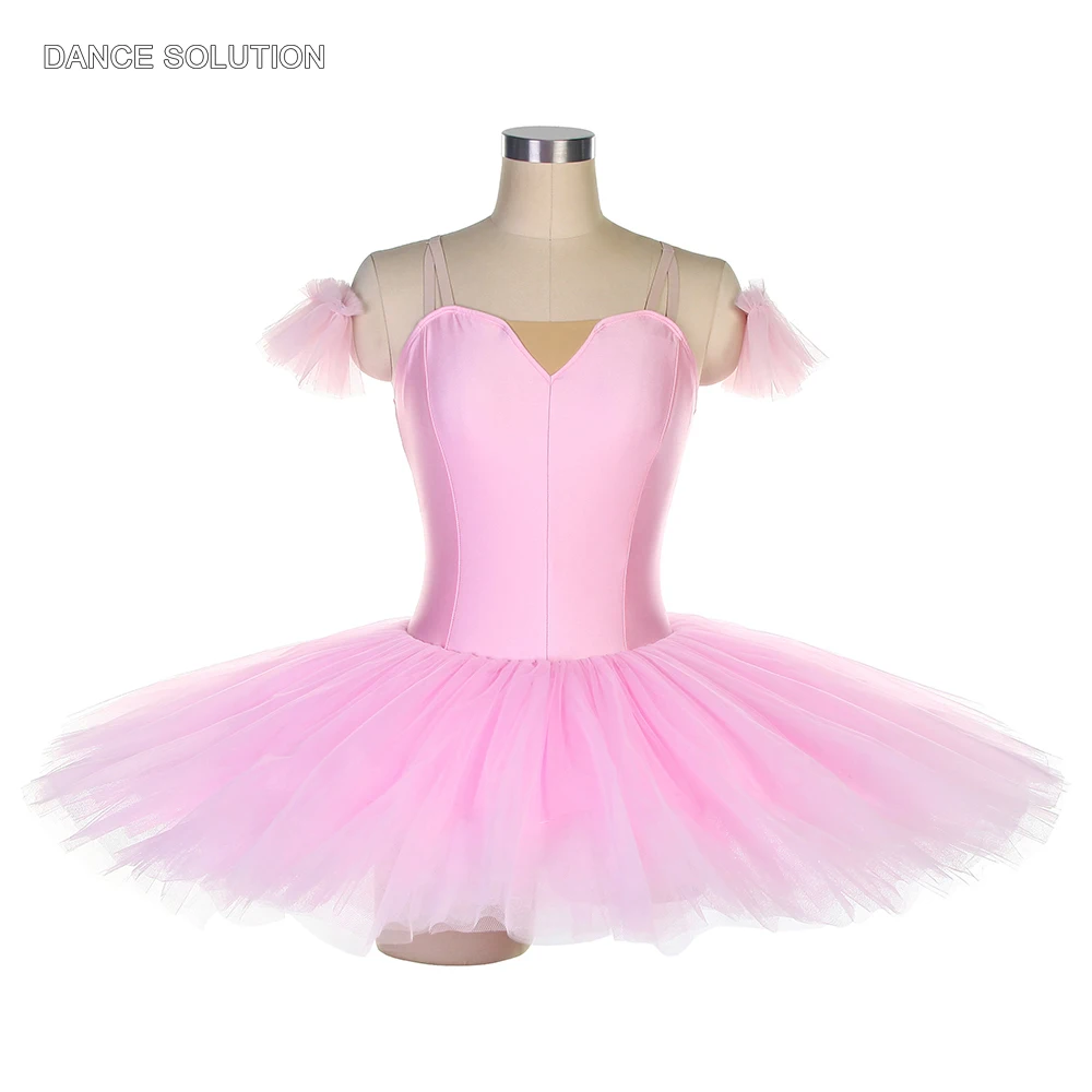 

Розовая/небесно-голубая балетная юбка, модель BLL441 с жесткой тюлевой юбкой, одежда для балетных тренировок, сценические костюмы для женщин и девочек