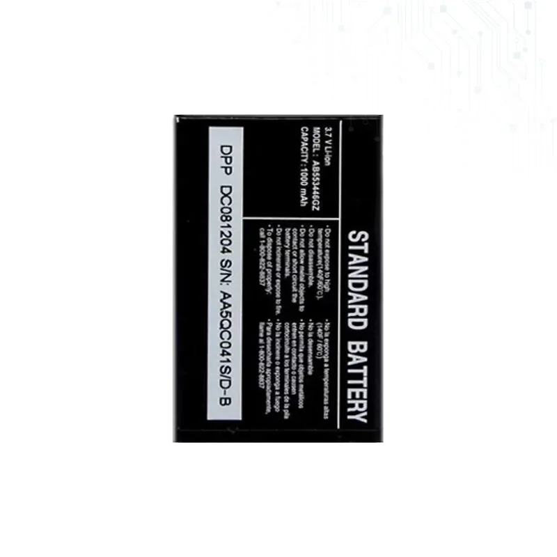 Сменный аккумулятор AB на 1000 мАч 553446 GZ для Samsung Verizon SCH-U310 U320 U340 U350 U360 SCH-U365 SCH-U410 SCH-U430