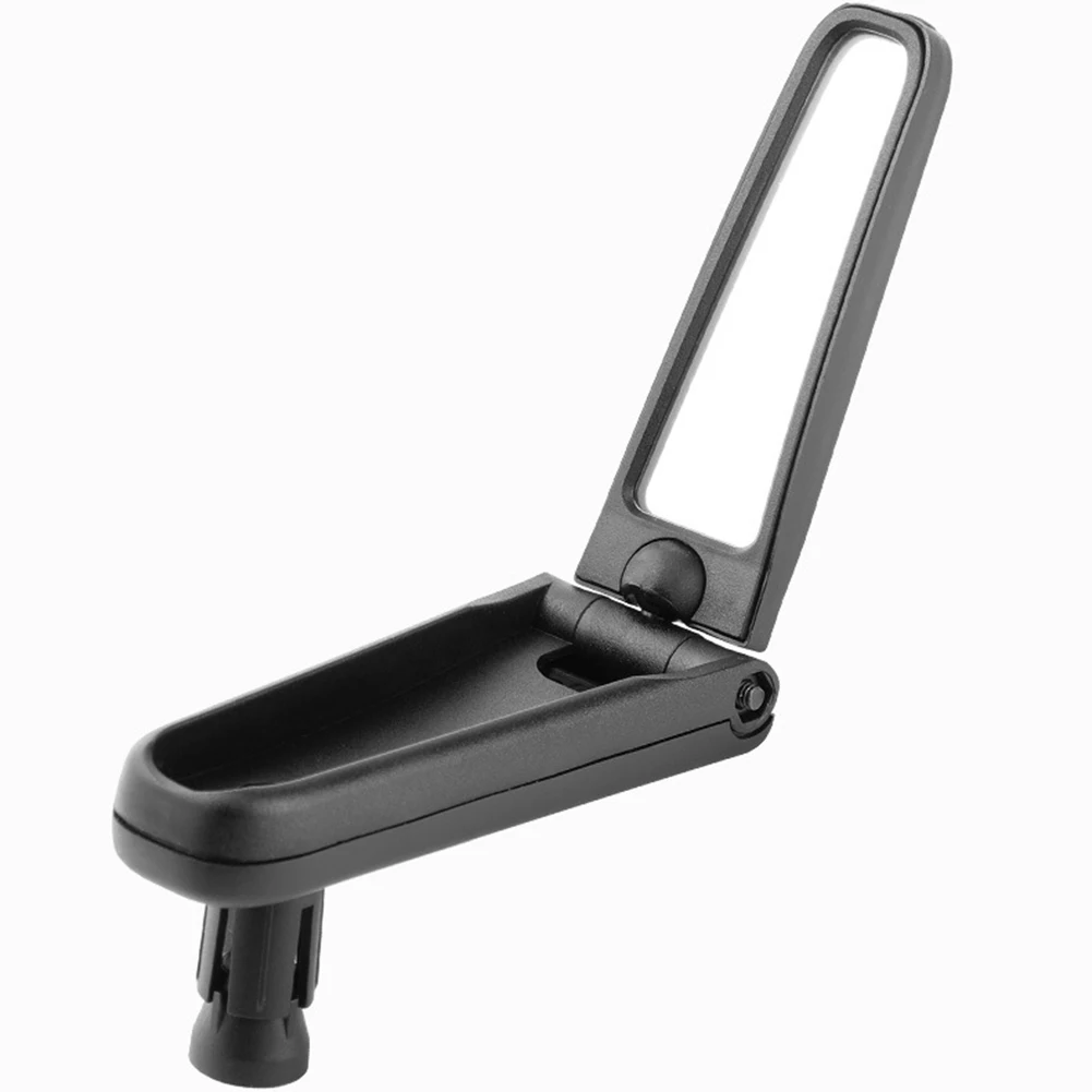 

View Mirror Handlebar Mirror Bicycle Mirror Otated 360° Plastic Easy Install Folded Hidden Rearview MTB Road Bike 11*4.5*1.5cm