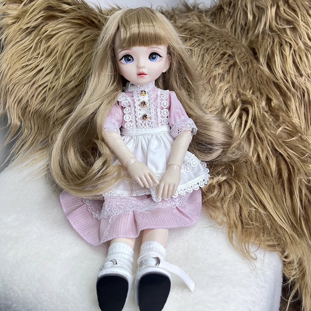 Новая шарнирная кукла принцессы 32 см 1/6 с удаленным париком красивая одежда милое