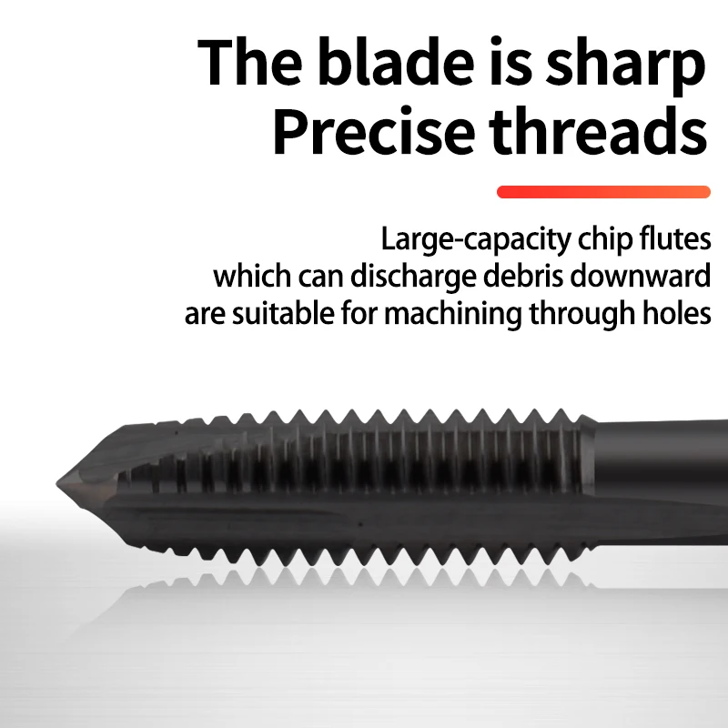 ЛЕНТЫ BOSS HSSE-M35 DIN 371 376 стандартный метчик со спиральной рифленой резьбой