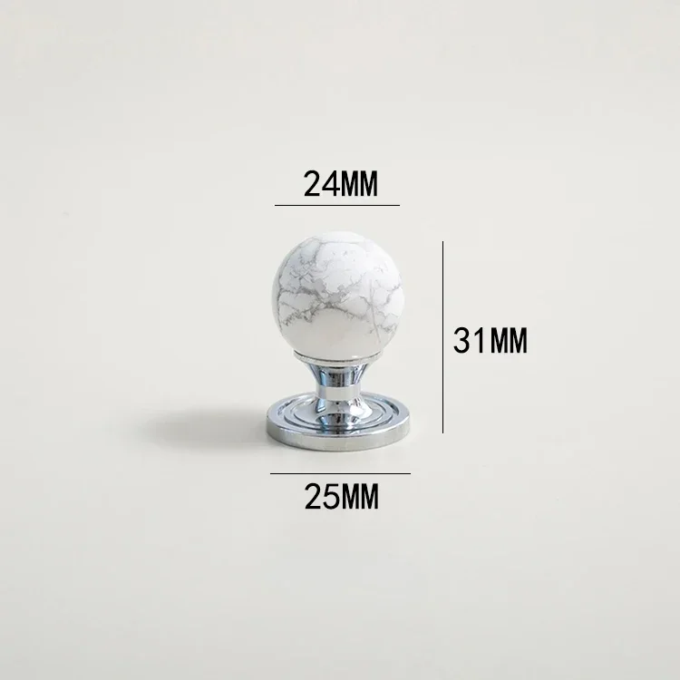 Ручки для шкафов TinyHob латунные с кристаллом