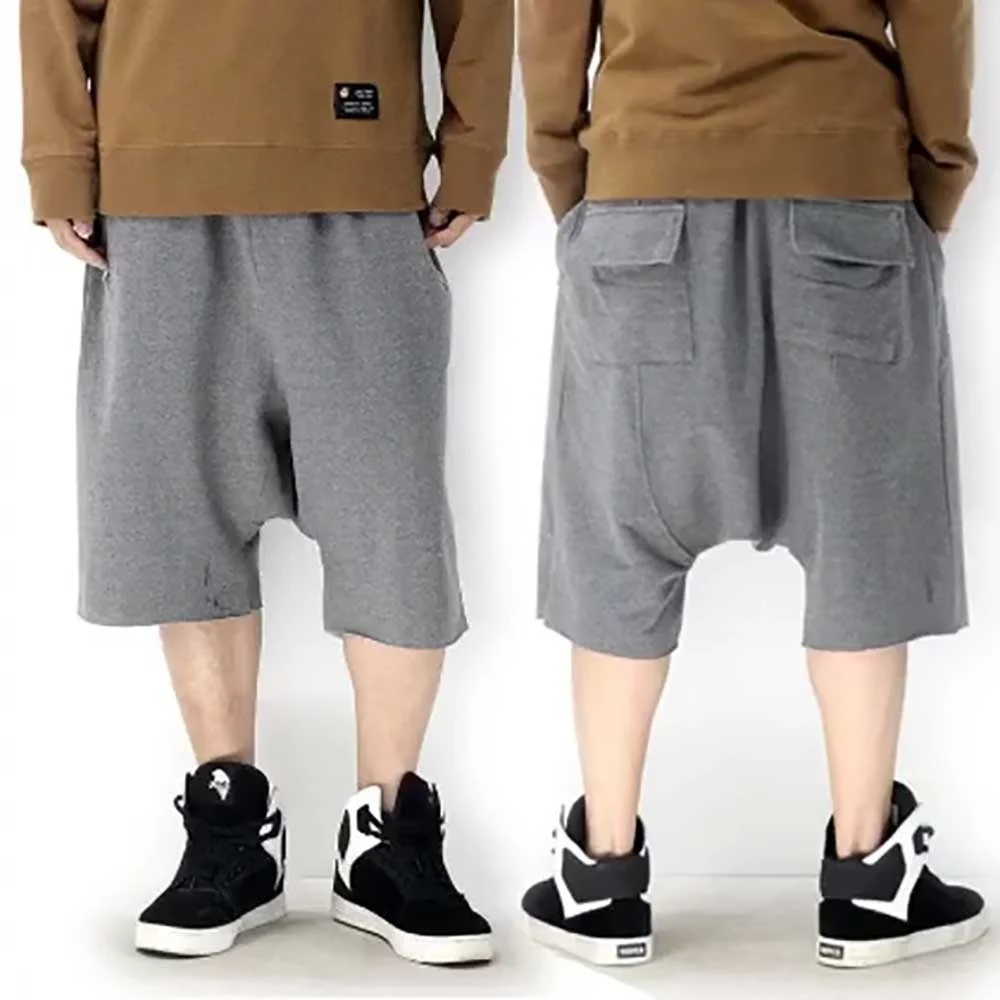 

Summer Fashion Sweatshorts Men Casual Cotton Loose Baggy Boardshorts Hiphop Harem Streetwear Shorts Clothing