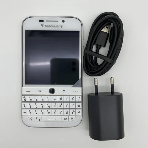 BlackBerry Classic ホワイト 本体 未使用品) Blackberry Q20 Classic 白ホワイト - ブラックベリー SIM