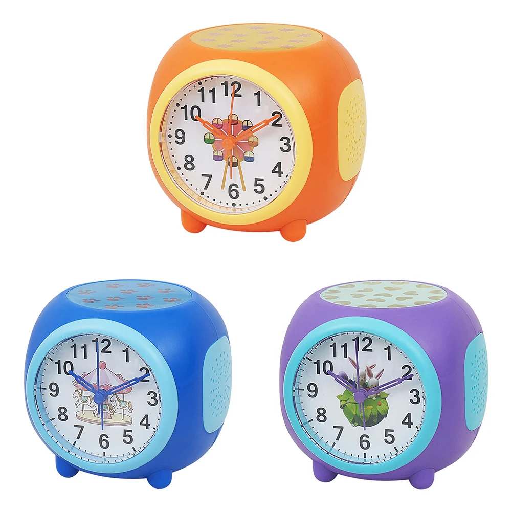 Волшебный музыкальный будильник с красочными проекциями и голосовым