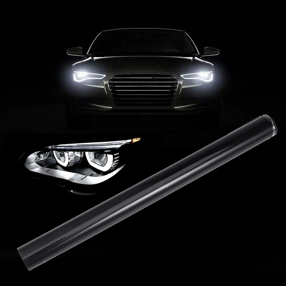 

Headlight Tint Film Car Light Wrap Tail Vinylfog Headlights Wrapping Design Changing Color Windshield Sticker Cover