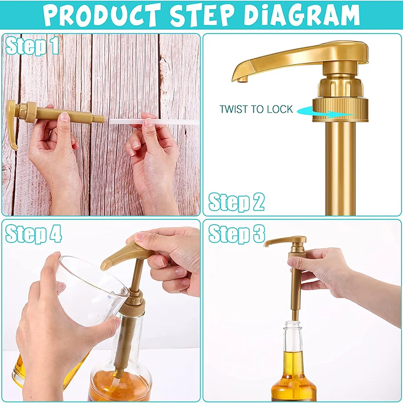 Жидкий дозатор для кофе с молоком насос сиропа сироп Monin бутылка сока кухонные