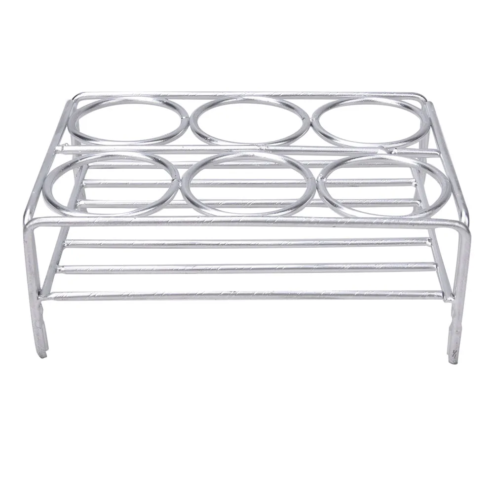 

Crucible Holder 6 Holes 36mm Hole Diameter Chrome Plated Nickel Wire Crucible Support crucible