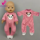 Детская кукольная одежда 43 см розовый комбинезон с шапкой 18 дюймов Кукла американская и девочка наряды игрушки одежда