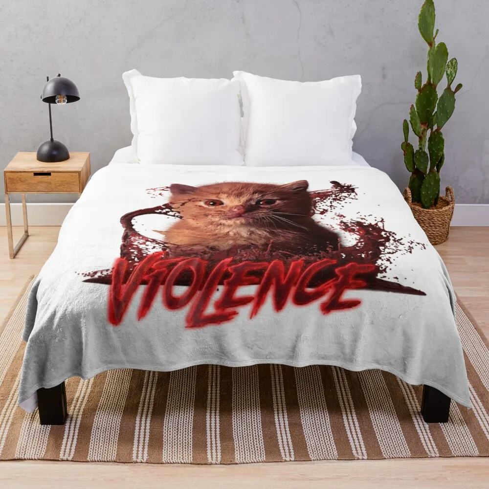 

VIOLENCE Throw Blanket Sofa Blanket Fashion Sofa Blankets