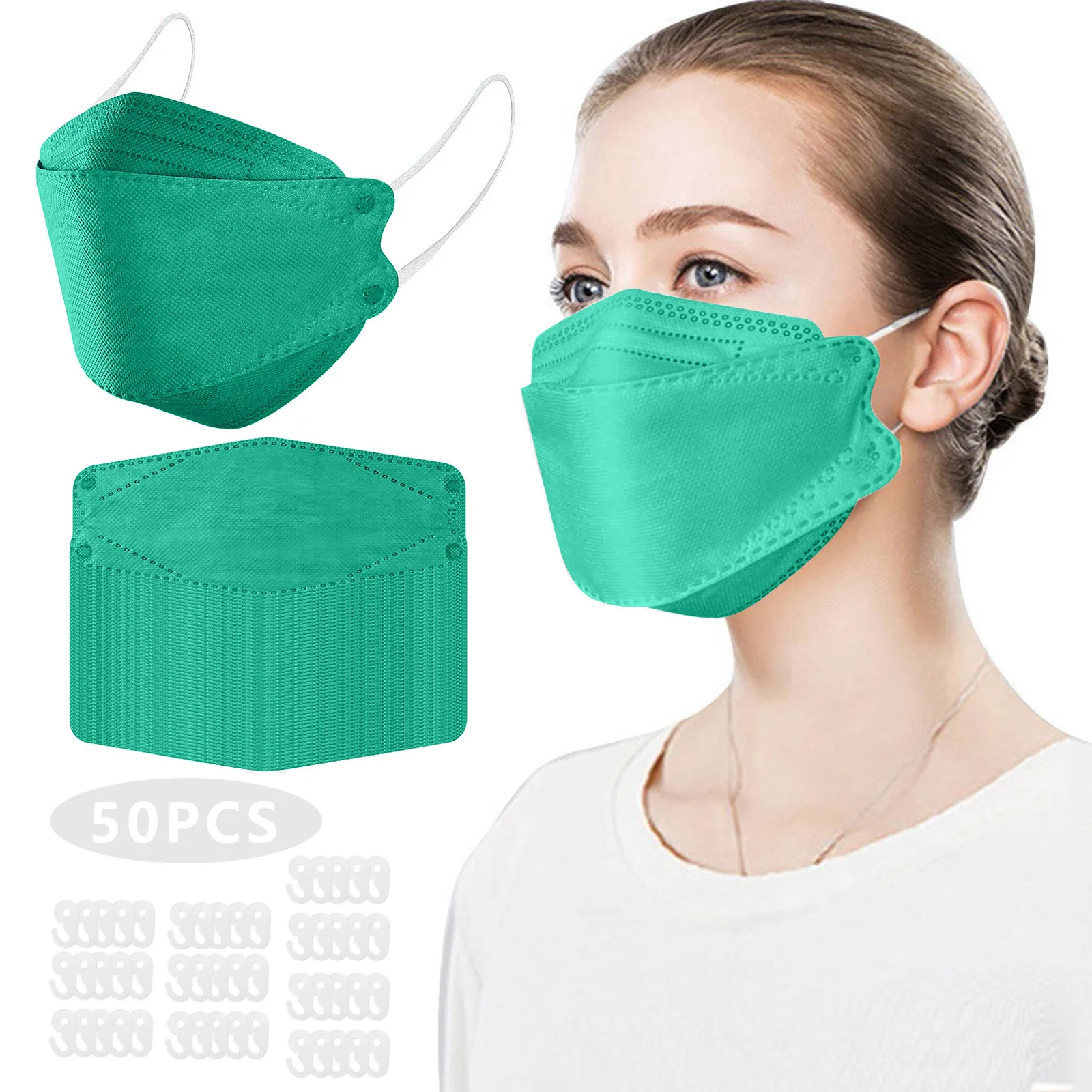 Маска одноразовая трехслойная с крючком защитный чехол 3d Для Лица косплея