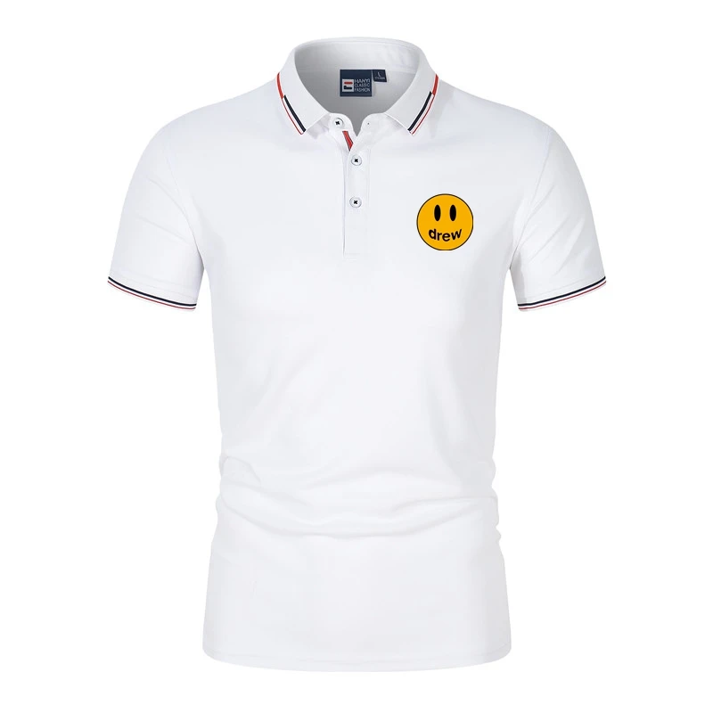 

Summer Men's Fashion Polo Shirt Casual Anti-Wrinkle And Anti-Pilling 45% Cotton 55% Polyester Anti-Shrink Quick Dry Breathable