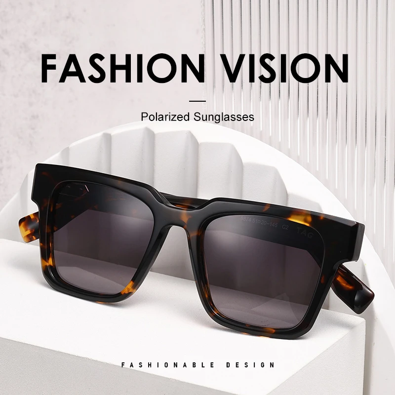 TAG Hezekiah винтажные поляризационные солнцезащитные очки женские ацетатные