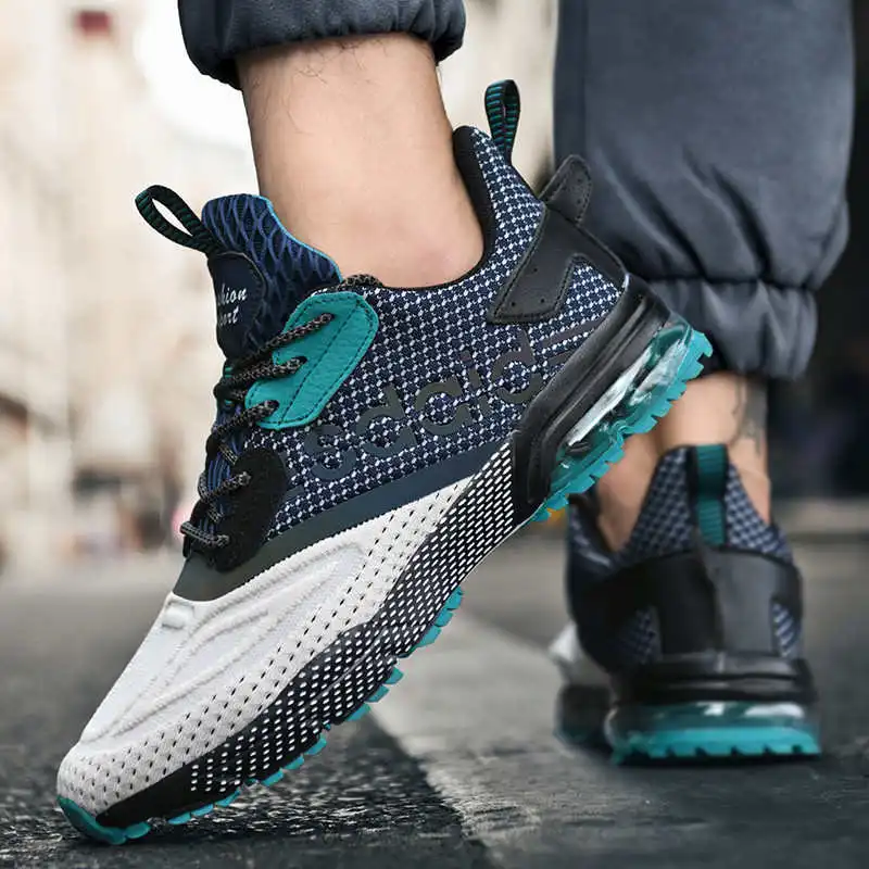

Size 44 Running Shoes Husband Anti-Slip Sports Sneakers Husband Runnig Sneakers Without Laces Man Sport Shoes For Men Tennis