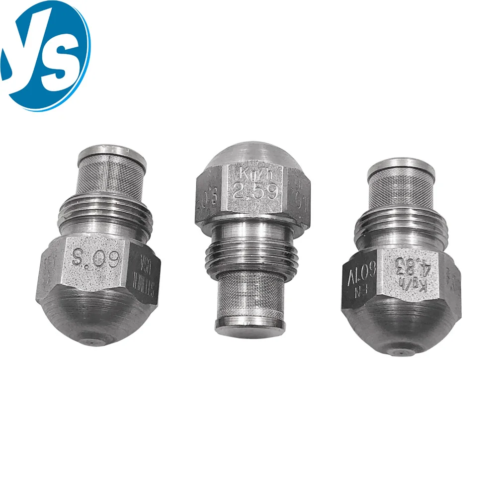 

Металлическое полноконусное сопло для дизельной горелки 0,65-26 USgal/h 60 градусов с фильтром