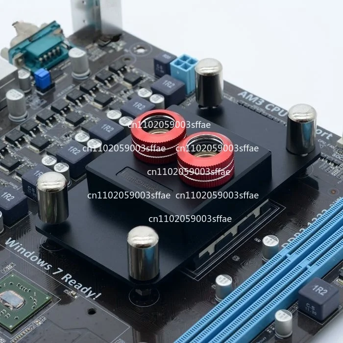 Кулер для процессора AMD-POOC Jet Computer Water Cooling Head, черный, с POM-подшипниками, новая модель, поддерживает AM4 (art.: 3920db6d94efc) - 3920db6d94efc