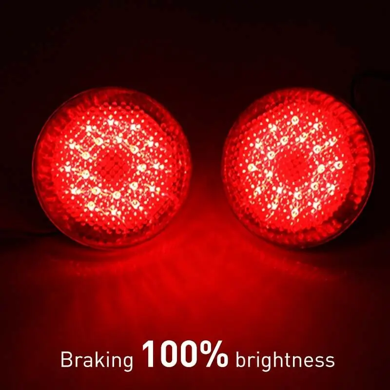 Автомобильный задний бампер отражатель заднего бампера круглые лампы для