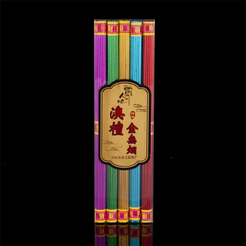 Colorful Buddha Praying Incense Sticks Smokeless Temple Home Use 800G Aromatic Smell Aromatherapy images - 6