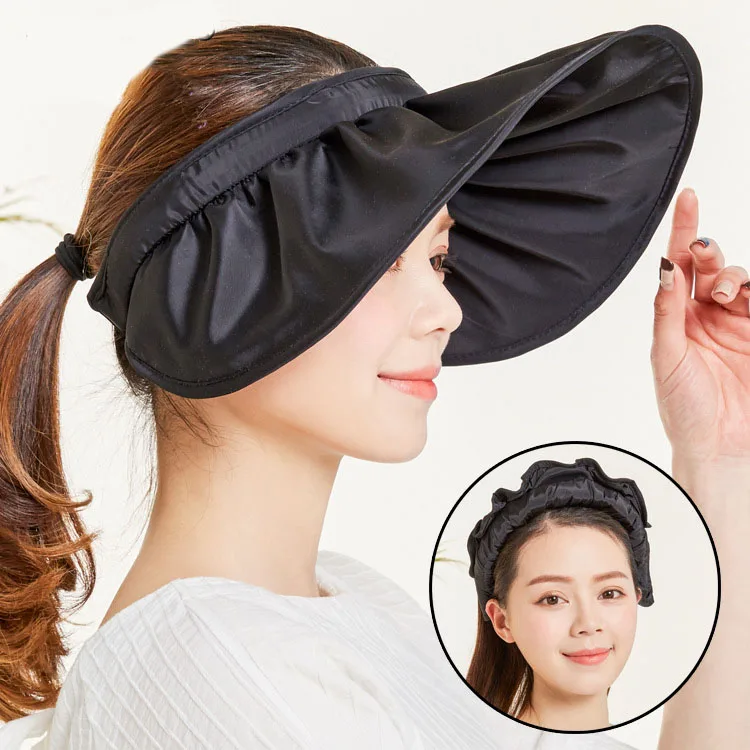 Shell Cap Shading Sun anti-ultraviolet Outdoor Sun Big Brim Beach Cap Hat Female Summer Sun Hat Free Shipping