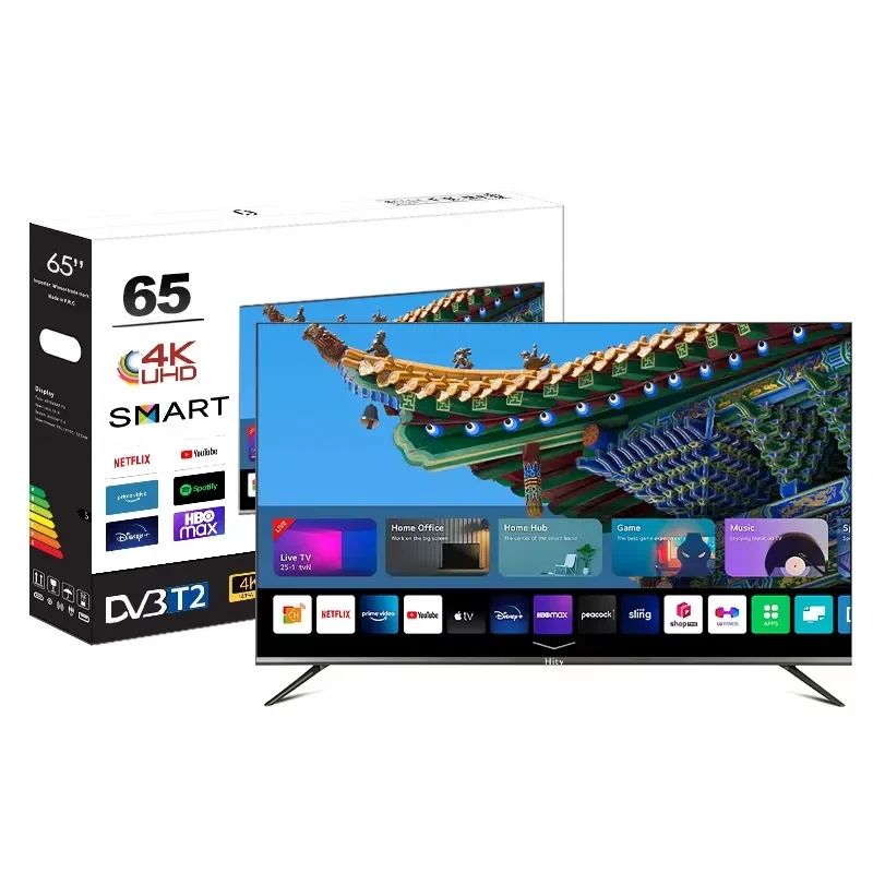 Фото 65 55 50 43 32 24 19-дюймовый 4K UHD Smart TV с частотой 120 Гц, ОС Google Android, LED LCD дисплей. №2