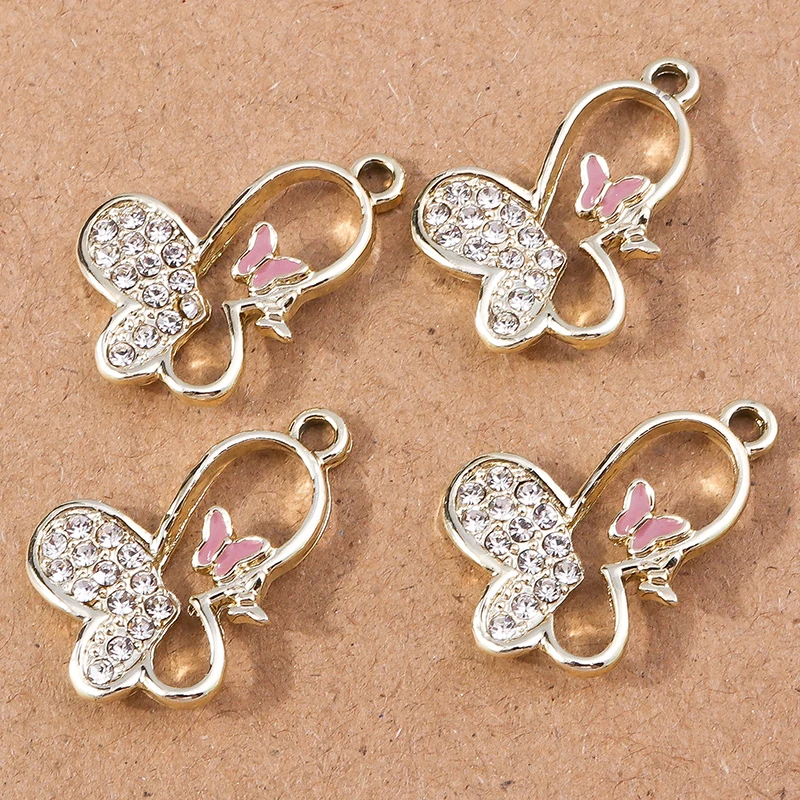 10 шт. подвески-бабочки в виде животных