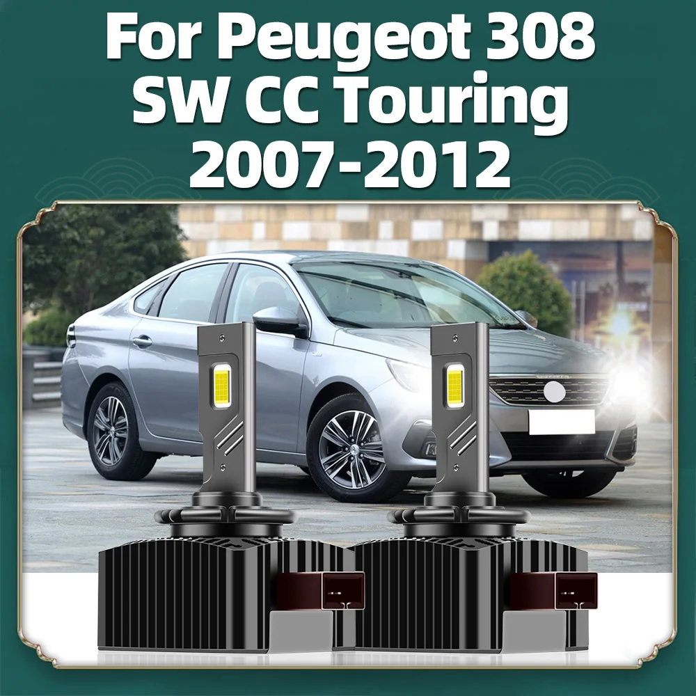 Светодиодные фары 110 Вт 55 HID D1S TO LED 6000K CSP 1:1 Автолампы 12 В для Peugeot 308 SW CC Touring 2007 2008 2009