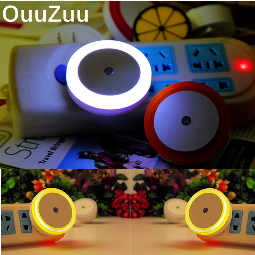 

OuuZuu Sensor Night Light Saving LED Sensor Night Lamp Smart Dusk to Dawn Sensor Lamps Nightlight for Bedrooms Toilets Corridors