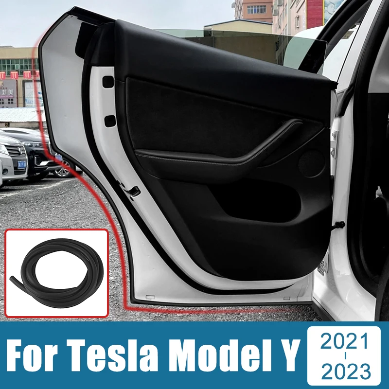 

Резиновое уплотнение для двери автомобиля Tesla Model Y 2021 2022 2023, протектор для кромки автомобиля, Защитная пленка для автомобиля, наклейки для багажника